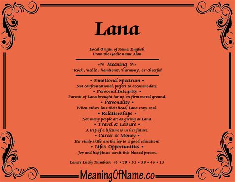 lana def|Lana Name, Origin, Meaning, And History